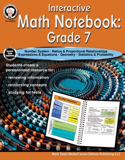 Front cover_Interactive Math Notebook Resource Book, Grade 7