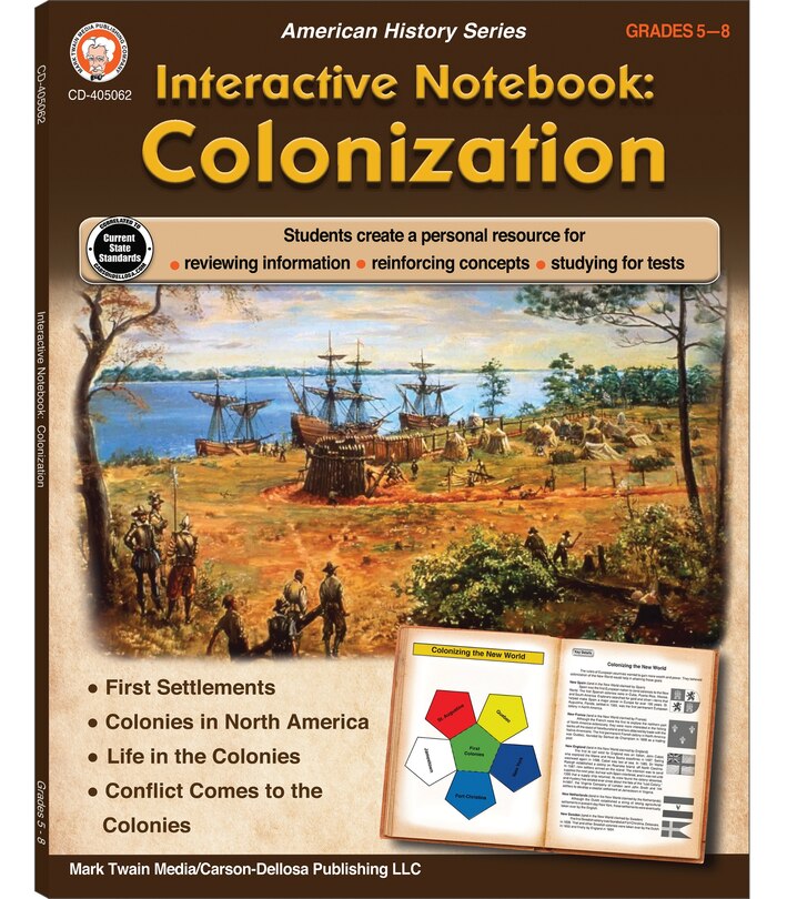 Front cover_Interactive Notebook: Colonization Resource Book, Grades 5 - 8