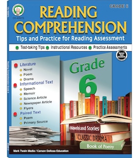 Couverture_Reading Comprehension, Grade 6