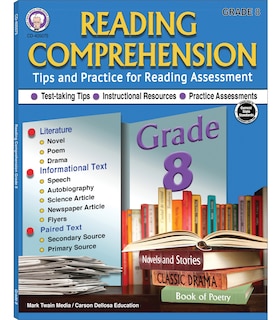 Front cover_Reading Comprehension, Grade 8