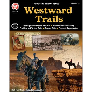 Couverture_American History Series Westward Trails Workbook, Grades 5 - 12
