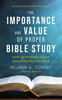 Couverture_The Importance and Value of Proper Bible Study