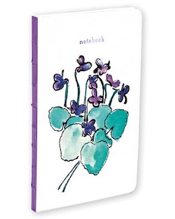 Front cover_Purple Posy Small Bullet Journal