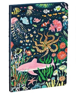Front cover_Pink Shark A5 Notebook