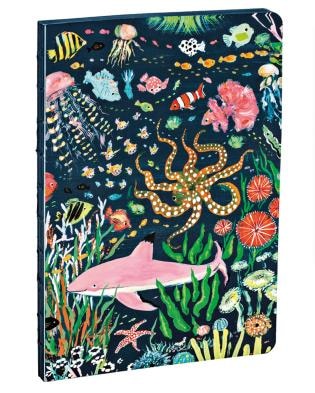 Front cover_Pink Shark A5 Notebook