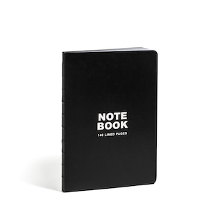 Front cover_teNeues - Notebook Paperback A5 - 140 Lined Pages with Lay Flat Binding, Classic Black