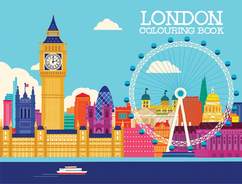 Front cover_London Colouring Book