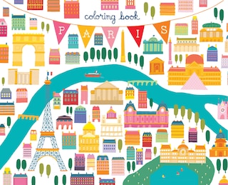 Front cover_Paris Coloring Book: Mini Edition
