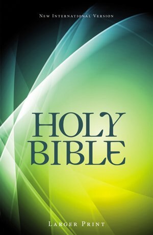 Niv, Holy Bible, Larger Print, Paperback