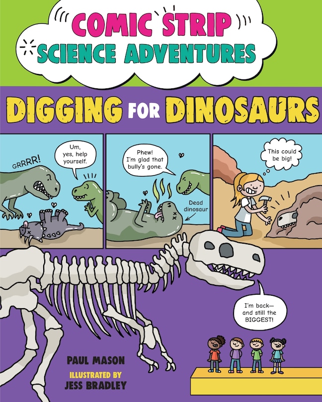 Couverture_Comic Strip Science Adventures: Digging for Dinosaurs