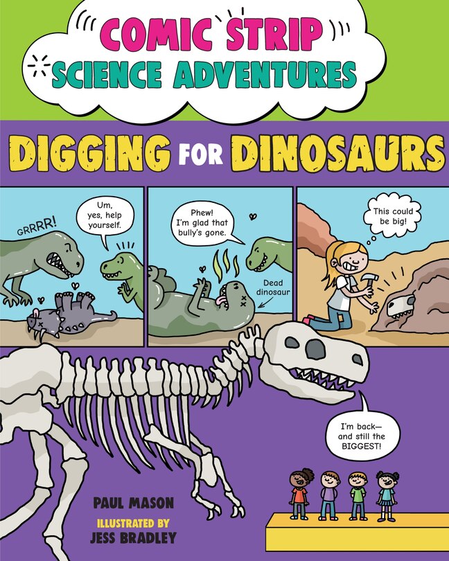 Couverture_Comic Strip Science Adventures: Digging for Dinosaurs