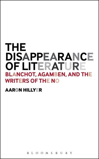 Front cover_The Disappearance of Literature
