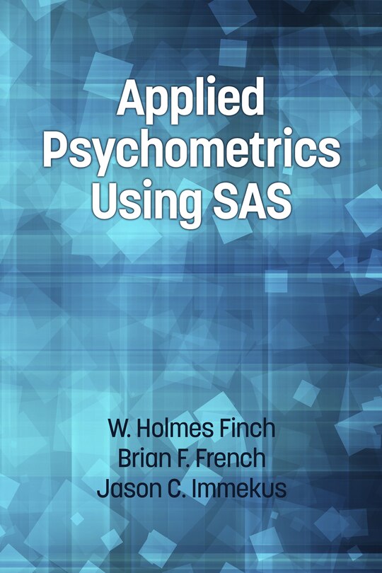 Front cover_Applied Psychometrics Using Sas