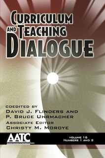 Couverture_Curriculum and Teaching Dialogue Vol 16 Issue 1 & 2