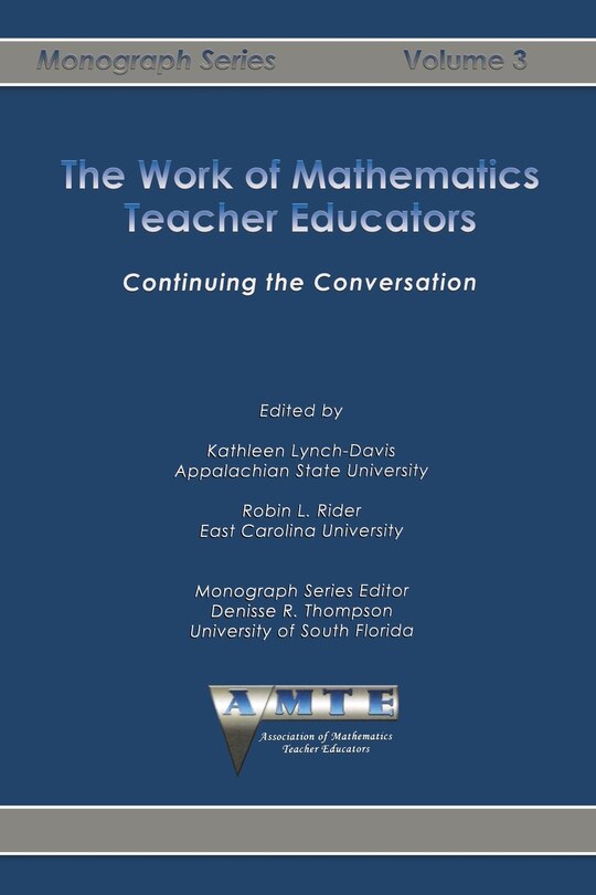 Couverture_Work of Mathematics Teacher Educators