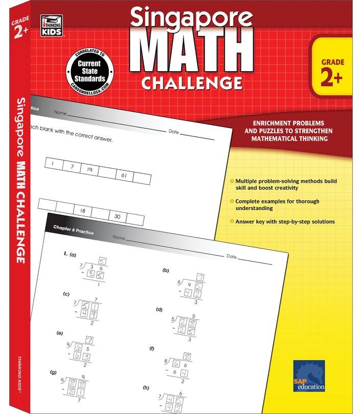 Front cover_Singapore Math Challenge, Grades 2 - 5