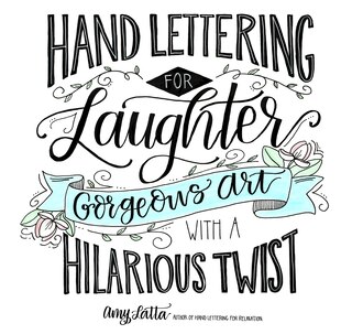Front cover_Hand Lettering For Laughter
