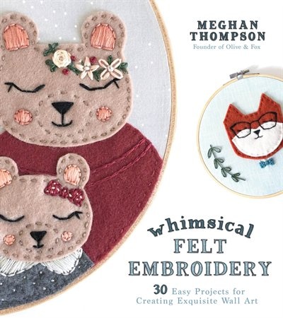 Front cover_Whimsical Felt Embroidery