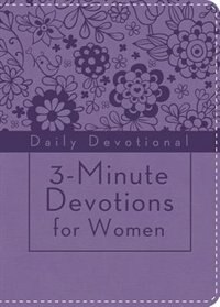 Front cover_3-minute Devotions For Women: Daily Devotional (purple)