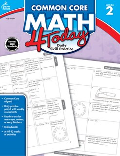 Couverture_Common Core Math 4 Today, Grade 2