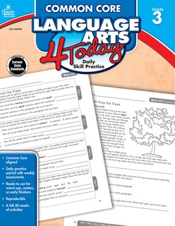 Front cover_Common Core Language Arts 4 Today, Grade 3