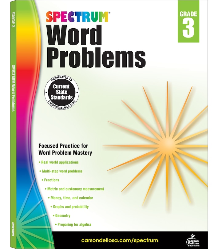 Front cover_Word Problems, Grade 3