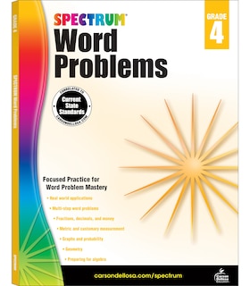 Couverture_Word Problems, Grade 4