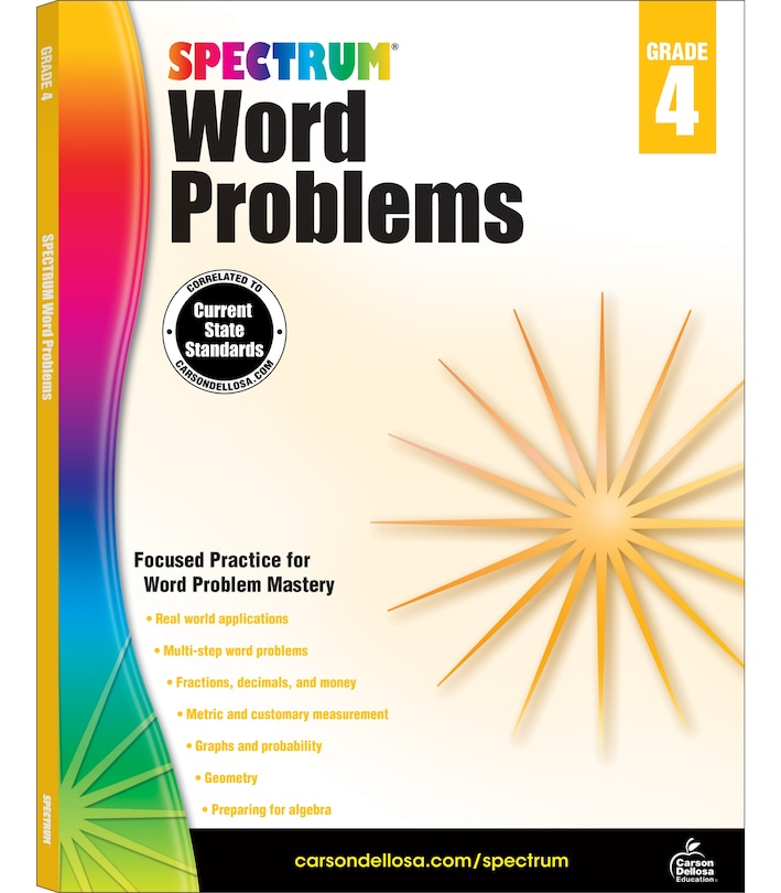 Couverture_Word Problems, Grade 4