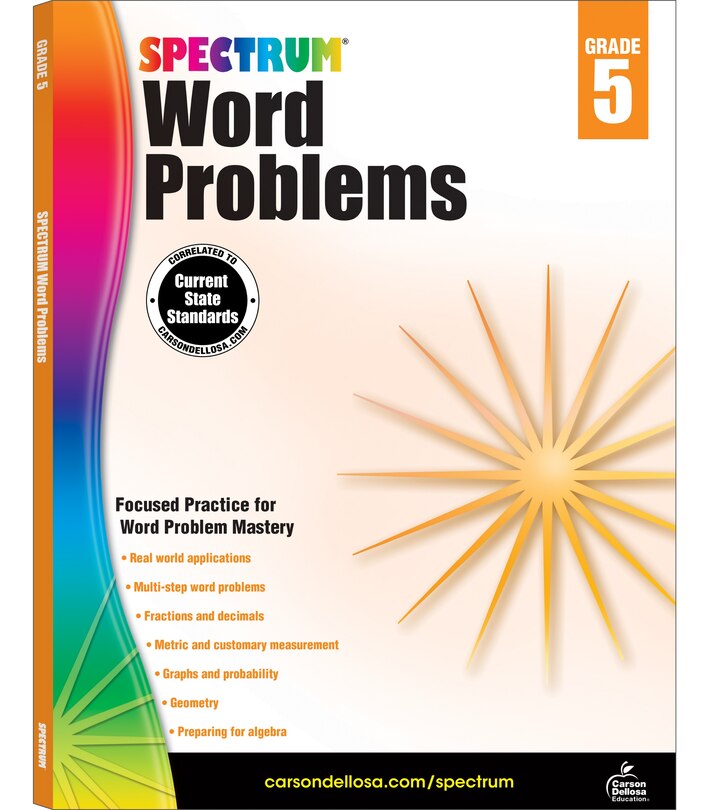 Front cover_Word Problems, Grade 5
