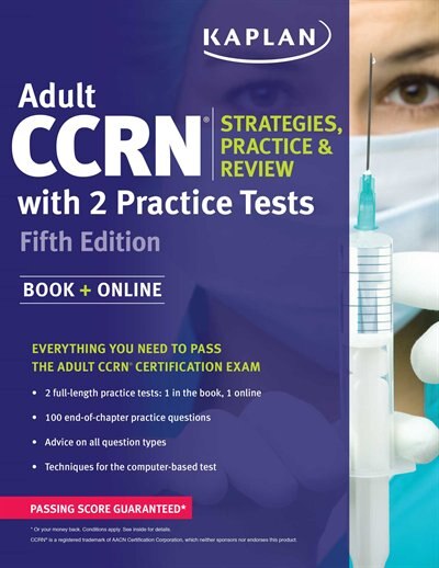 Front cover_Adult CCRN Strategies, Practice, and Review with 2 Practice Tests