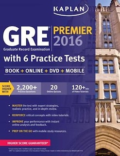 Front cover_GRE Premier 2016 with 6 Practice Tests