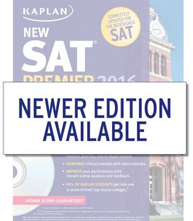 Front cover_Kaplan NEW SAT Premier 2016 with 5 Practice Tests