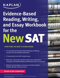 Couverture_Kaplan Evidence-Based Reading, Writing, and Essay Workbook for the New SAT