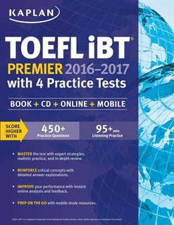 Couverture_Kaplan TOEFL iBT Premier 2016-2017 with 4 Practice Tests