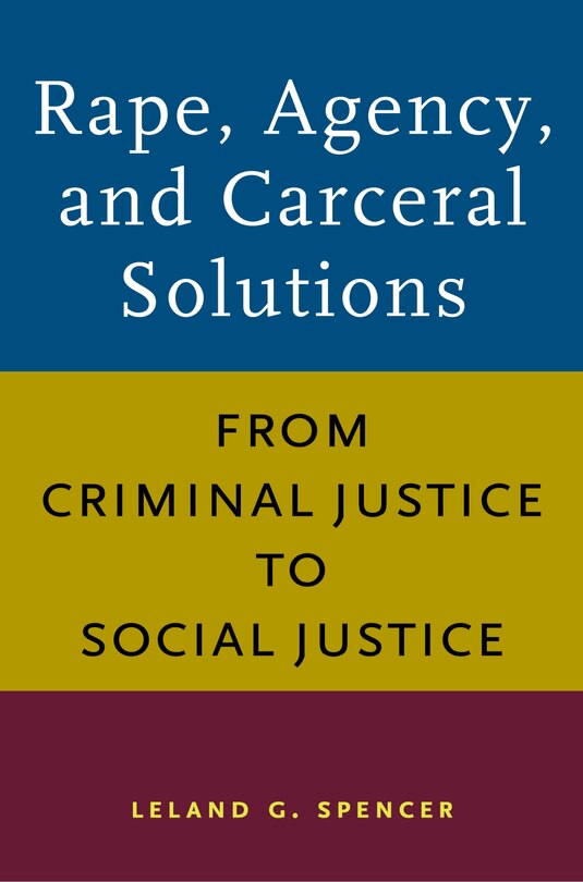 Couverture_Rape, Agency, and Carceral Solutions