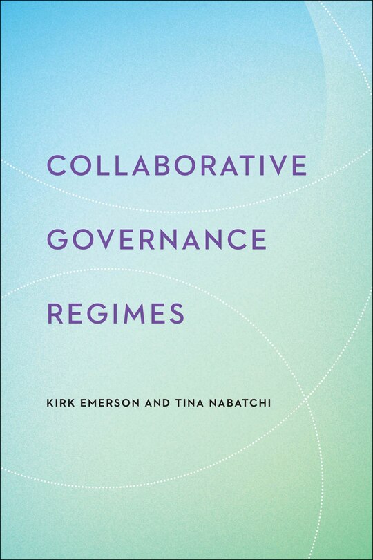 Front cover_Collaborative Governance Regimes