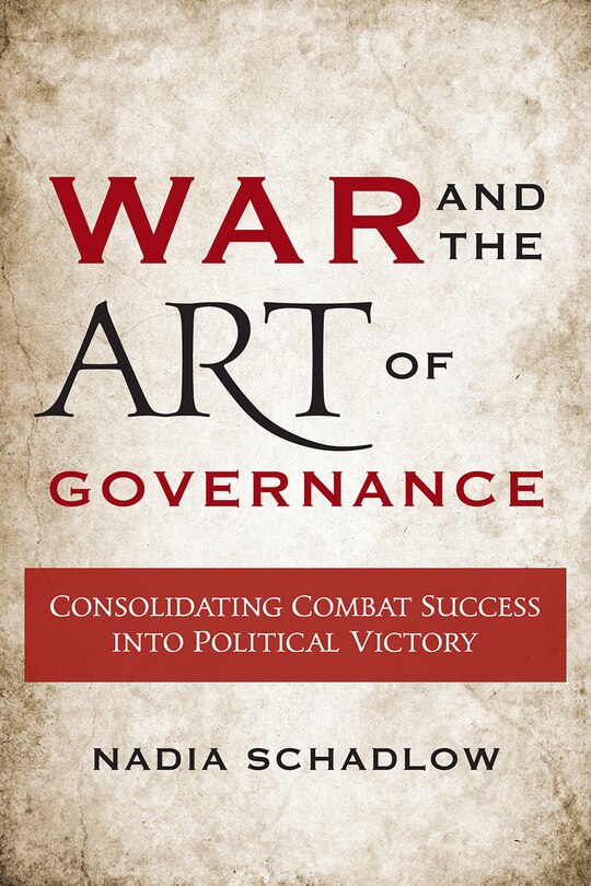 Front cover_War And The Art Of Governance