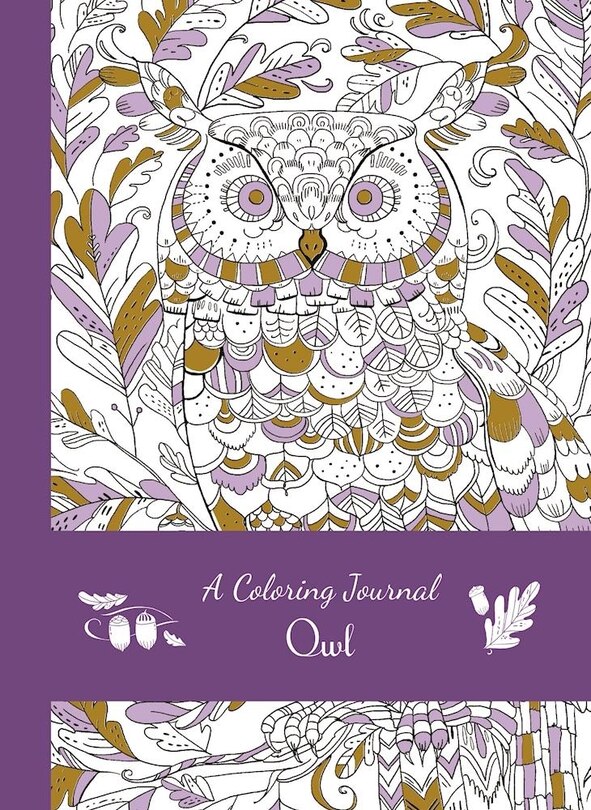 Couverture_A Coloring Journal Owl