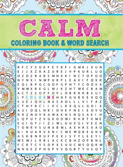Front cover_Calm Coloring Book & Word Search