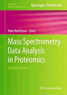 Couverture_Mass Spectrometry Data Analysis in Proteomics