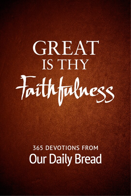 Front cover_Great Is Thy Faithfulness