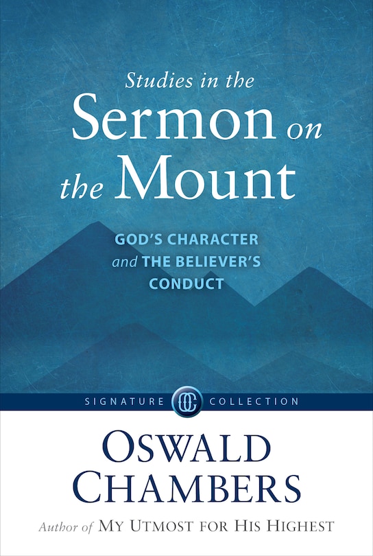 Front cover_Studies in the Sermon on the Mount