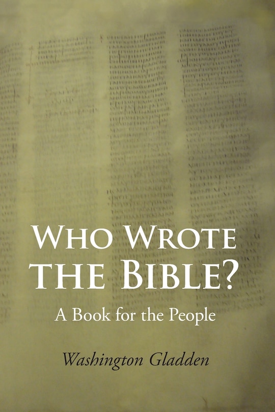 Front cover_Who Wrote the Bible?