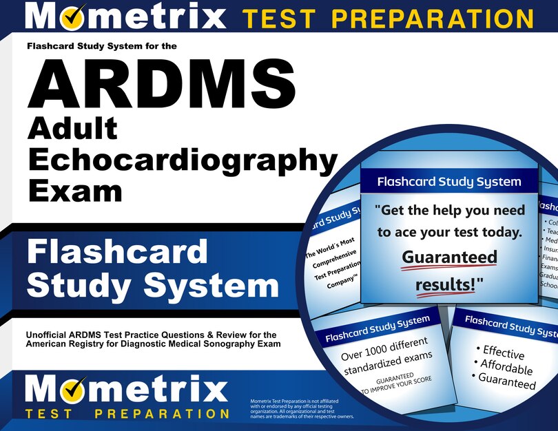 Couverture_Flashcard Study System For The Ardms Adult Echocardiography Exam