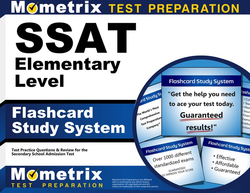Front cover_Ssat Elementary Level Flashcard Study System
