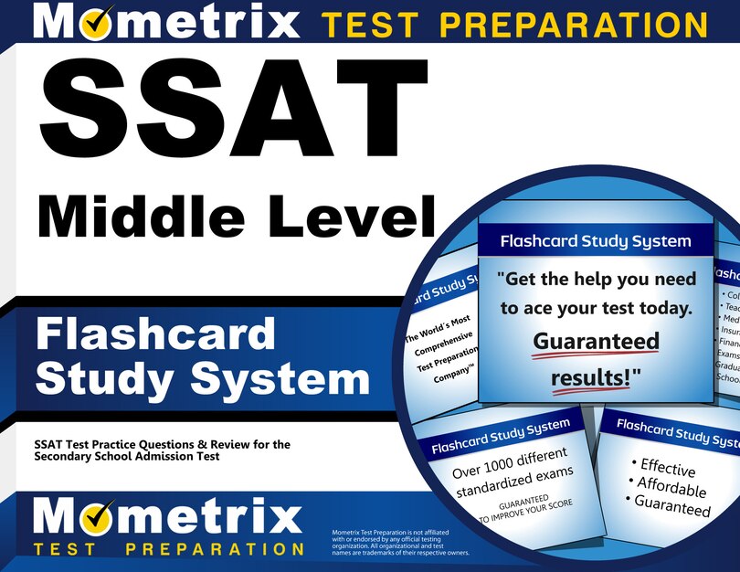 Ssat Middle Level Flashcard Study System: Ssat Test Practice Questions And Review For The Secondary School Admission Tes
