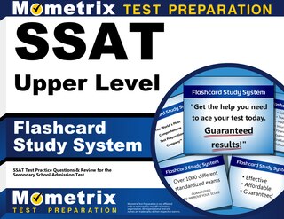 Ssat Upper Level Flashcard Study System: Ssat Test Practice Questions And Review For The Secondary School Admission Test