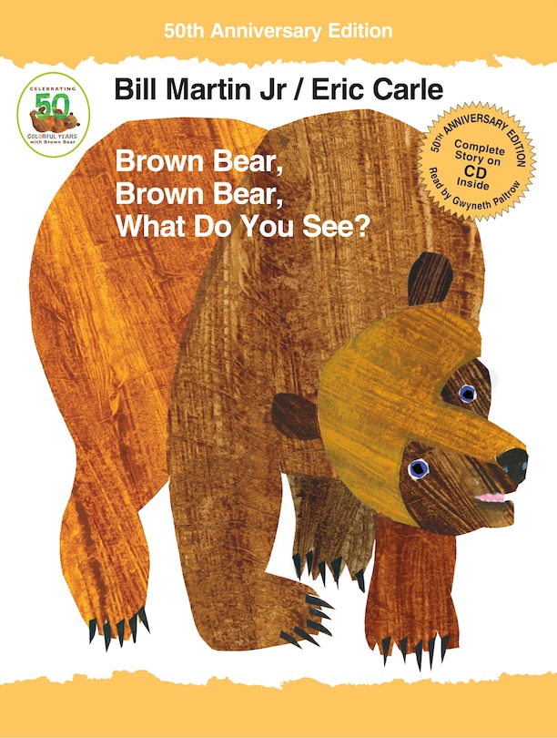Front cover_Brown Bear, Brown Bear, What Do You See? 50th Anniversary Edition With Audio Cd