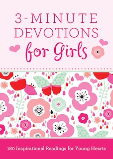 Front cover_3-Minute Devotions for Girls