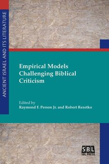 Couverture_Empirical Models Challenging Biblical Criticism